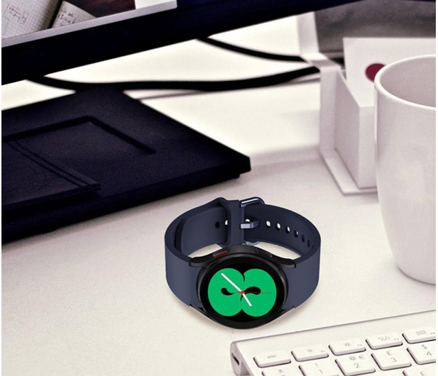 TECH-PROTECT Silicone do Galaxy Watch 4 / 5 / 5 Pro / 6 / 7 / FE Navy Blu 5906302313532 - 1290117 - zdjęcie 4